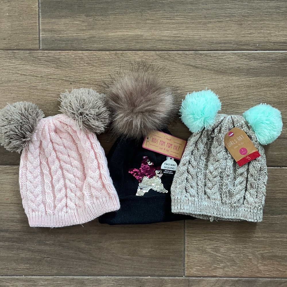 NEW girls beanie bundle